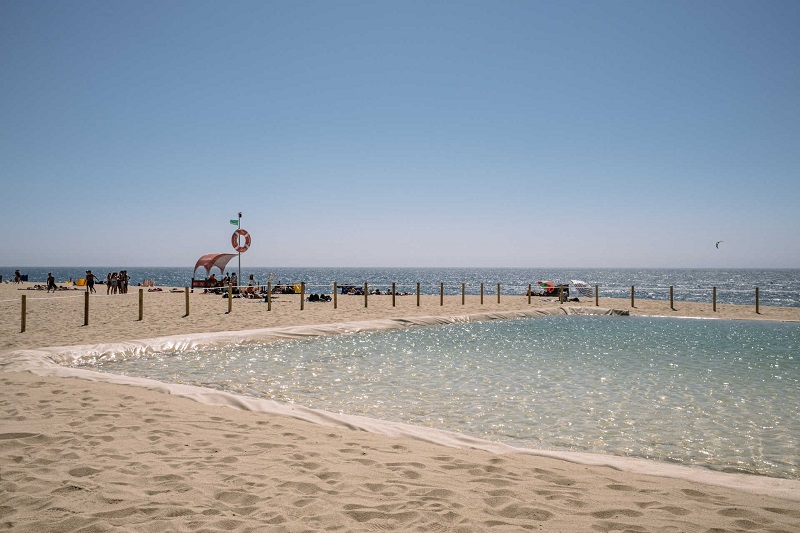 Já abriu a primeira piscina com água do mar a 30 graus de Portugal