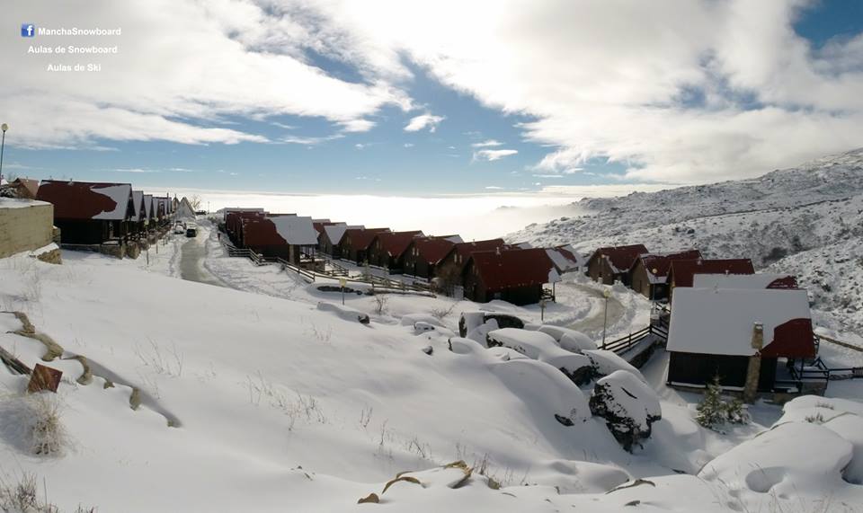 Acordou cheio de neve o conhecido como o chalé Suíço fica em Portugal