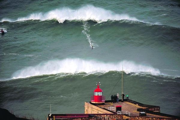 Como se formam as maiores ondas do mundo na Nazaré