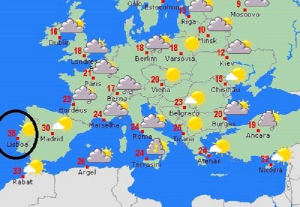 Hoje temos o domingo mais quente da Europa com temperaturas de 40ºC
