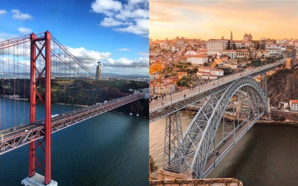 Estas duas Pontes estão na lista das mais bonitas da Europa